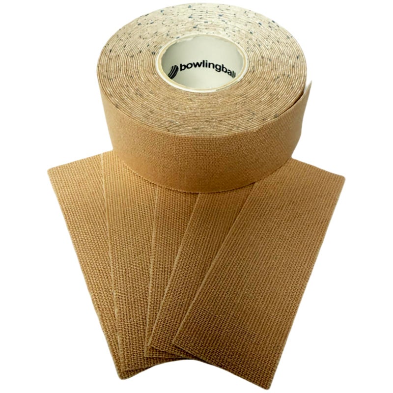 bowlingball.com Beige Bowling Protecting Tape Roll (72-2 3/4" Pieces) - Thumb/Finger Tape for Skin Protection & Consistent Release - Durable, Breathable Accessory - Image 4